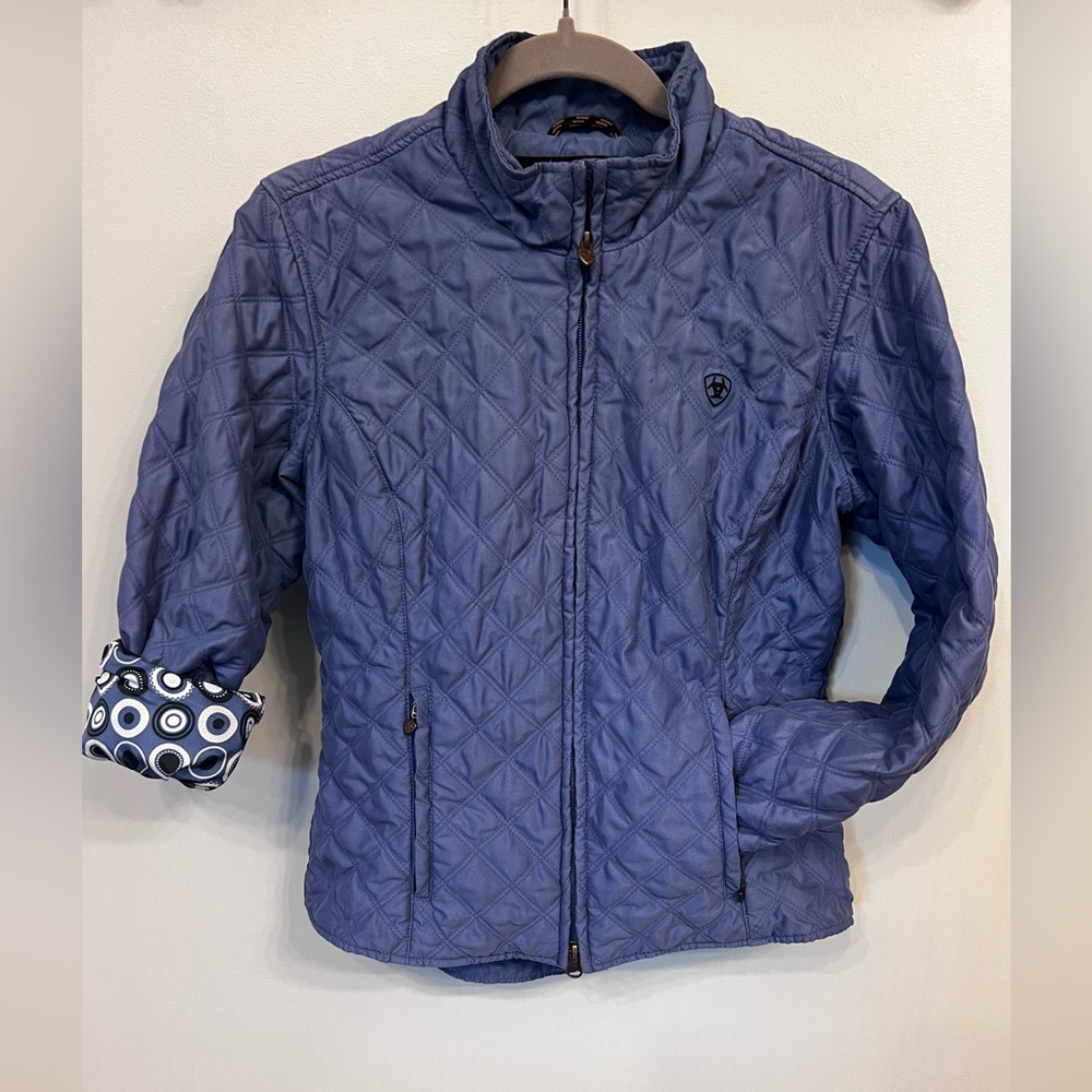 Ariat Navy Quilted Puffer Jacket